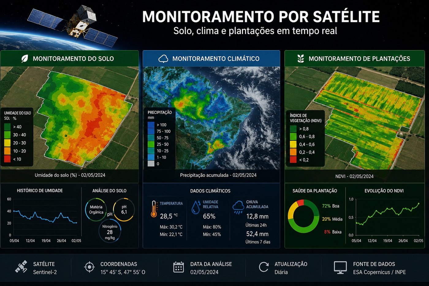 Monitoramento por Satélite